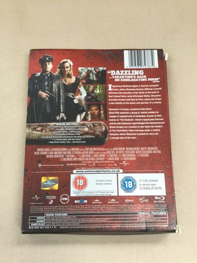 inglorious bastards blu ray limited edition set ww2 brad pitt action