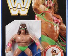 WWE Retro Collection Ultimate Warrior Series 1 action figure by Mattel.