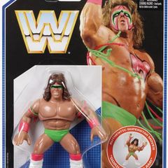 WWE Retro Collection Ultimate Warrior Series 1 action figure by Mattel.