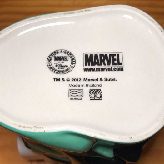 Marvel's The Incredible Hulk Collectible Coffee Tea Mug Genuine Original Authentic Disney Store