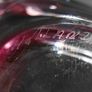 Murano Style Pink Glass Ashtray Handmade - Signed Image 4