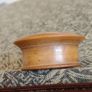 Antique French Turned Wood & Incased in Glass Reglious Travel Relic Box Image 7