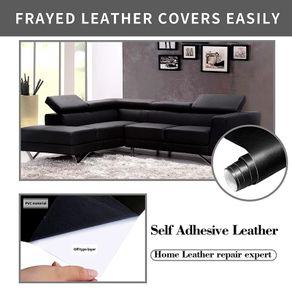 50x137cm(19.7x54inch) Self Adhesive Leather Repair Patch Kit Self-Adhesive Leather Tape for Sofa Furniture Car Seats PU Sofa Fab