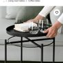 Black Metal Side Table Image 3