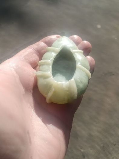 Qing Dynasty Jade Brush Washer