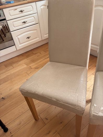 four dining chairs