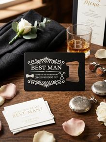 Best Man Stainless Steel Bottle Opener