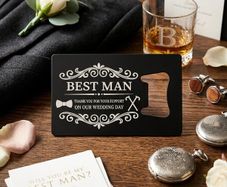 Best Man Stainless Steel Bottle Opener