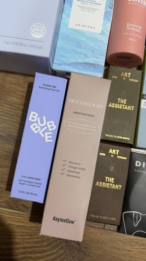 Mixture of skincare, body care new