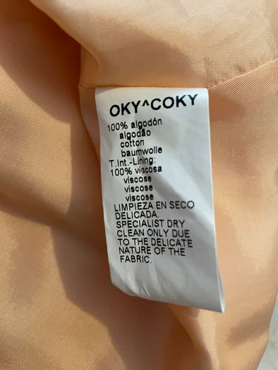 Oky-Coky Peach Coat - Size 38