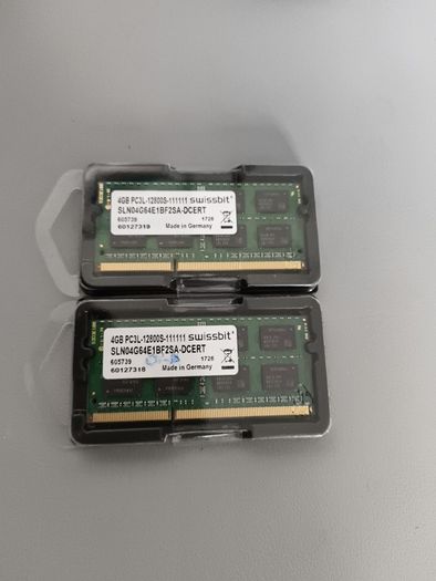2 x Swissbit 4Gb PC3 Ram