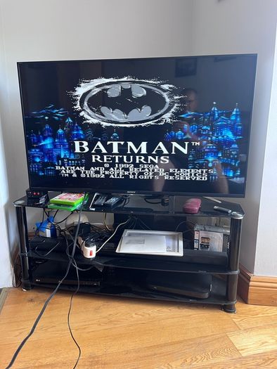 Boxed Sega Mega Drive 2 Console + 10 Games Pack - Batman, Predator, Paperboy, 007