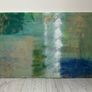 Abstract green painting Image 3