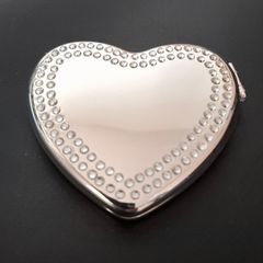 Newbridge Heart-shaped Compact Mirror