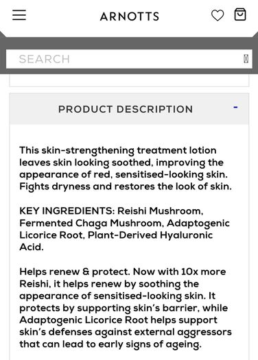 Origins - Dr Andrew Weil - Mega Mushroom Relief  & Resilience Smoothing Treatment Lotion