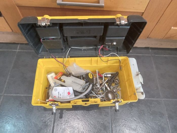 toolbox and tools