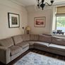 Grey Corner Sofa with Chair Image 4