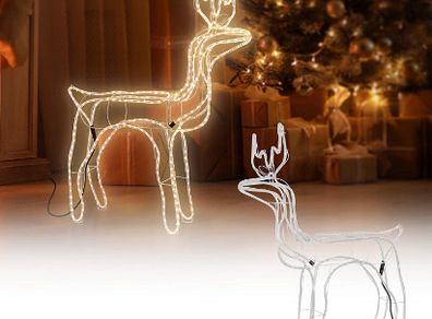 Affordable Reindeer with LED Bulbs for Christmas Decoration