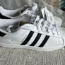 Adidas Superstars - UK 10 white - unworn - black stripe Image 4