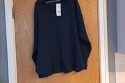F&amp;F Navy Long Sleeved  Blouse. S. 18.  B.N.W.T.