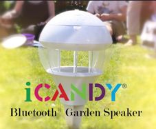iCANDY Wireless Bluetooth Garden Speaker & Mood Light (New in Box)