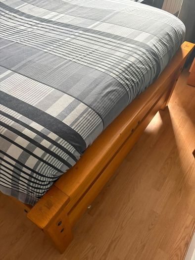 Solid Oak bed