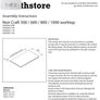 Slim bathroom vanity unit 50cm wide brand new Image 2