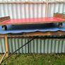 vintage wooden hand cart Image 3