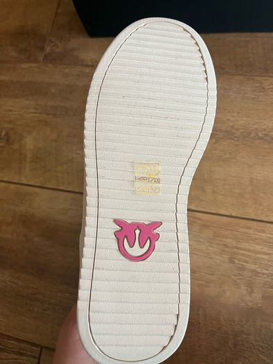 Pinko high top leather sneakers