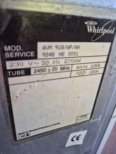 Rare Find Vintage 27L Whirpool Microwave and Grill