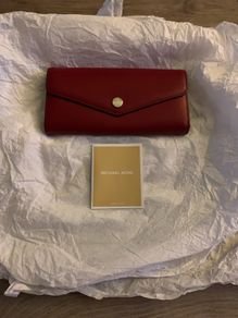 Michael Kors Greenwich Carryall Cherry/Ballet Wallet