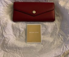 Michael Kors Greenwich Carryall Cherry/Ballet Wallet