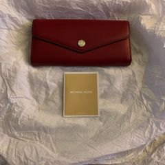 Michael Kors Greenwich Carryall Cherry/Ballet Wallet
