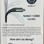 Heavy duty armoured lightning cable for iPhones 5 year warranty brand new RRP 18.95 Image 2