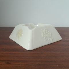 Belleek Ashtray Green Mark