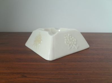Belleek Ashtray Green Mark