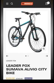 Brand new  Leader Fox Xl Frame