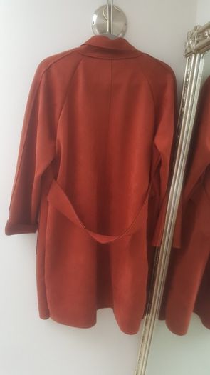Suede Effect Coat