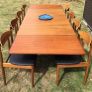 Mid Century Vintage Ib Kofod Larsen Signature Danish Range Dining Set Image 2