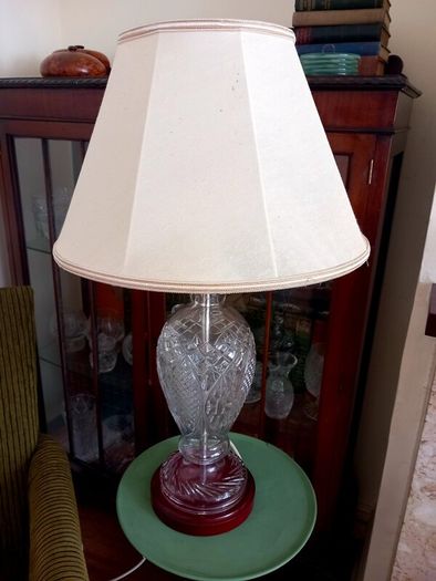 Galway Crystal lamp