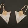 Sterling Silver & Gold Earrings Image 4