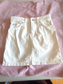 white denim skirt Jack Wills
