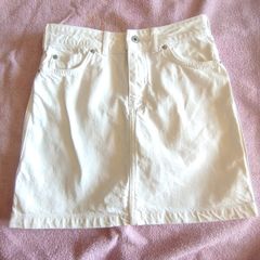 white denim skirt Jack Wills