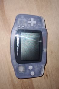 Gameboy Advance Glacier Blue