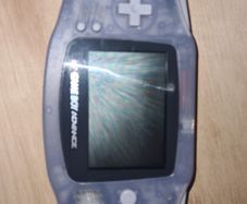 Gameboy Advance Glacier Blue