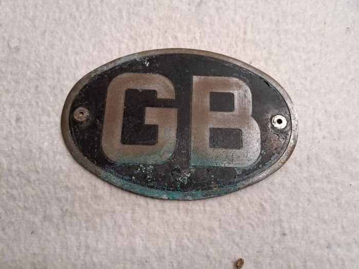 Vintage Brass Car Badge