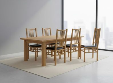 John Kelly J1 Extending Table & 6 chairs