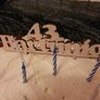 Cake Topper Name Custom Personalised Birthday Wooden With Year Image 2
