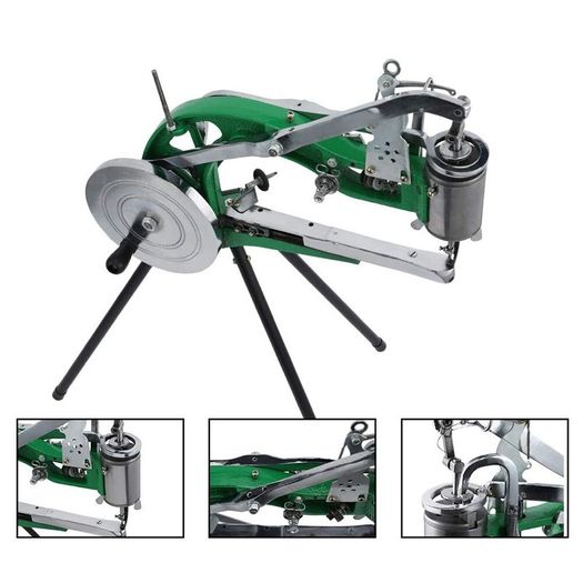 BRAND NEW Hand Machine Cobbler Shoe Repair Machine Manual Shoe Mending Cobbler Dual Cotton Nylon Line Shoe Sewing Shoes Bags Cloth Leather