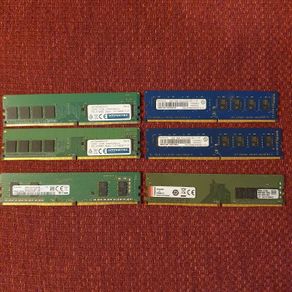 Ram DDR4 + Ddr3 + Ssd + Cpu